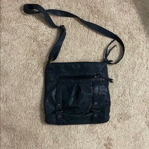 Black crossbody purse